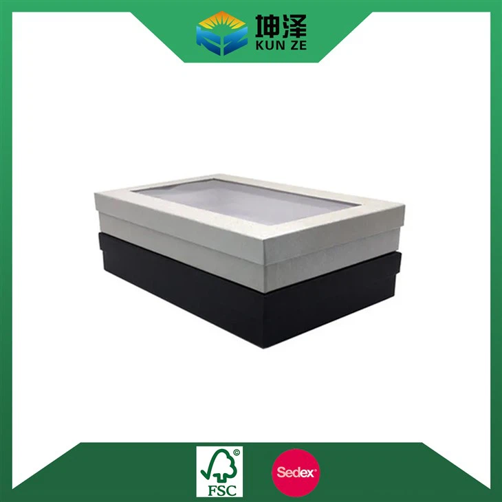 Cardboard Box With Clear Window